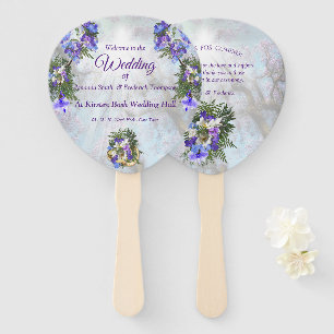 Abanico Fans de Jacaranda Blooms & Lily Bouquet