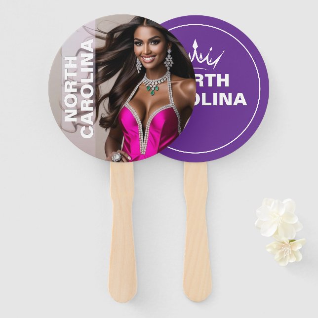 Abanico Fans de pádel de concurrencia personalizado - Dise (Anverso y reverso)