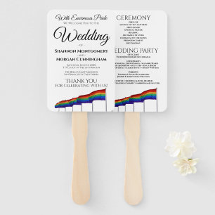 Abanico Fans del Boda del Orgullo Gay con programa