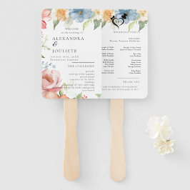 Abanico Fans del programa de boda moderna con foto