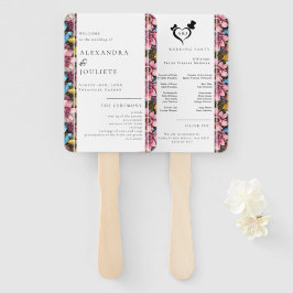 Abanico Fans del programa de boda moderna con foto