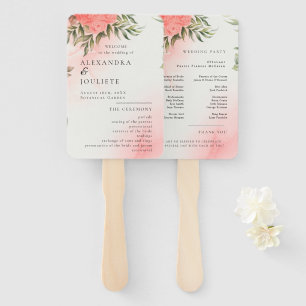 Abanico Fans del programa de boda moderna con foto