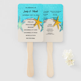 Abanico Fans del programa de bodas en la playa de verano d