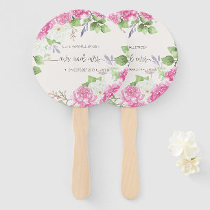 Abanico Fans florales elegantes de la mano de Sr. y de