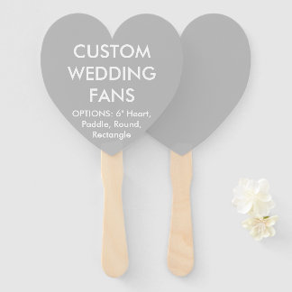 Abanico FANS personalizados BODAS DE GRIS GRIS DE PLATA