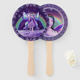 Abanico Faro morado de lluvia