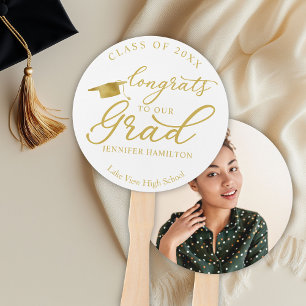 Abanico Felicitaciones A Nuestro Grado Simple 1 Graduación
