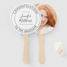 Abanico Felicitaciones al graduado