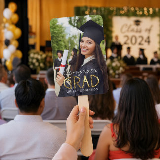 Abanico Felicitaciones Personalizadas Graduado Moderno Sim