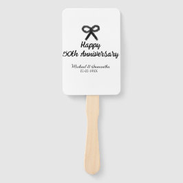 Abanico Feliz 50° aniversario agregar pareja fecha de matr