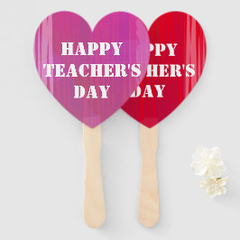 Abanico Feliz Día del Profesor