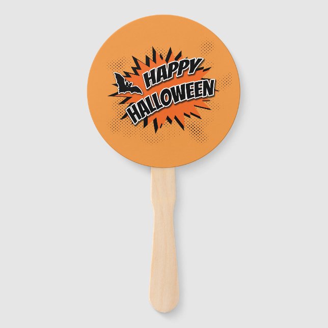Abanico Feliz Halloween (Anverso)