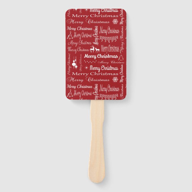 Abanico Feliz Navidad (Anverso)