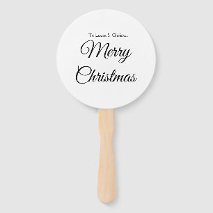Abanico Feliz Navidad añadir nombre texto regalo personali