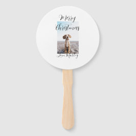 Abanico Feliz Navidad mascota perro gato foto regalos de v