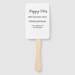 Abanico Feliz Navidades de vibraciones saludos de vacacion