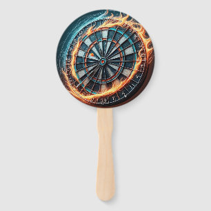 Abanico Feroy tablero de pizarra con explosión en Bullseye