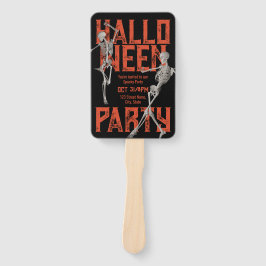 Abanico Fiesta de baile de Halloween personalizable
