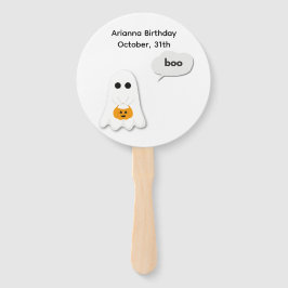 Abanico Fiesta de cumpleaños de Halloween | Diseño de fant