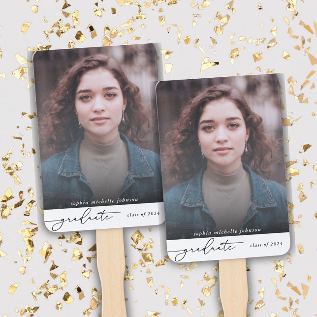 Abanico Fiesta de fotos de escritura simple y moderna para (Subido por el creador)