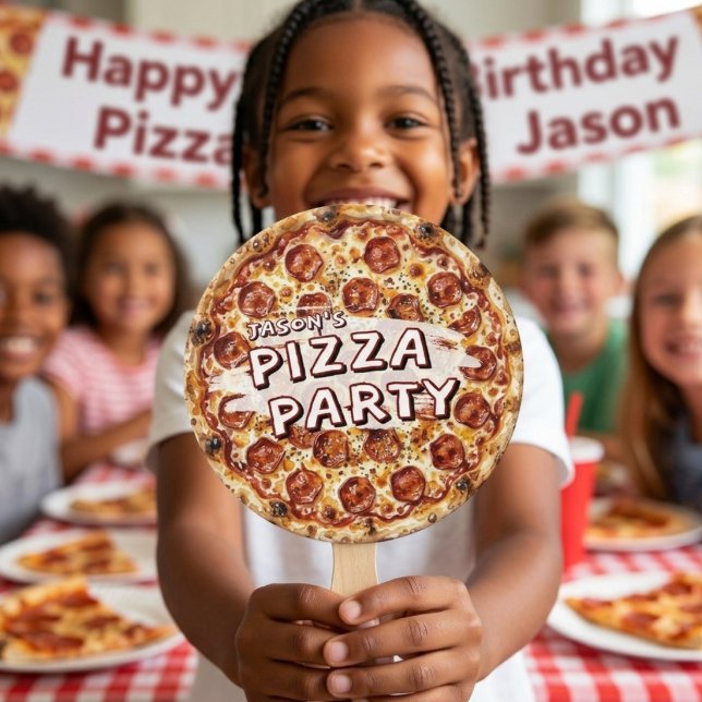 Abanico Fiesta de Pizza Cumpleaños Infantil (Subido por el creador)