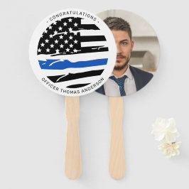 Abanico Fiesta de policía Thin Blue Line Felicitaciones