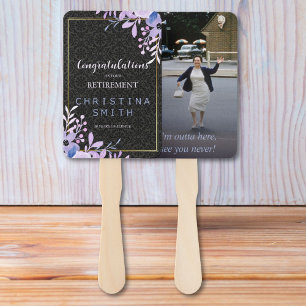 Abanico Fiesta de retiro de color de agua floral pastel mo