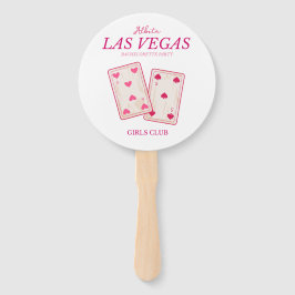 Abanico fiesta de soltería de girly las vegas