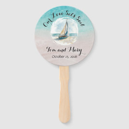 Abanico Fijar ventiladores de la mano de vela