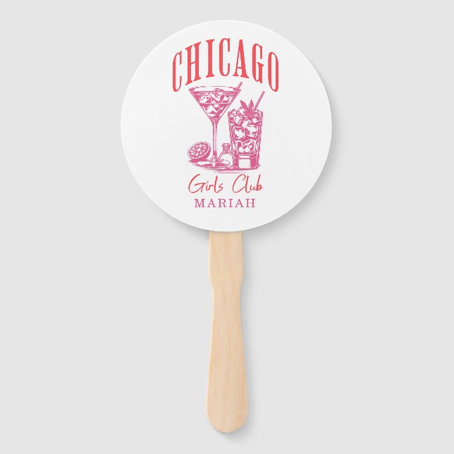 Abanico Fin de semana de soltería de Chicago (Anverso)