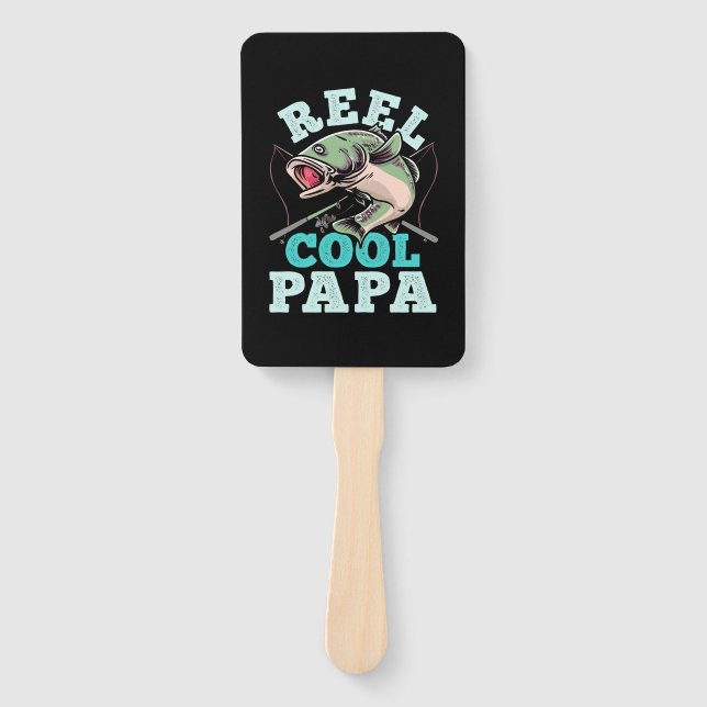 Abanico Fisher Reel Guay Papa (Anverso)