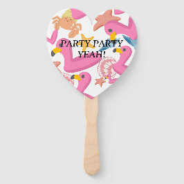 Abanico Flamingo summer party