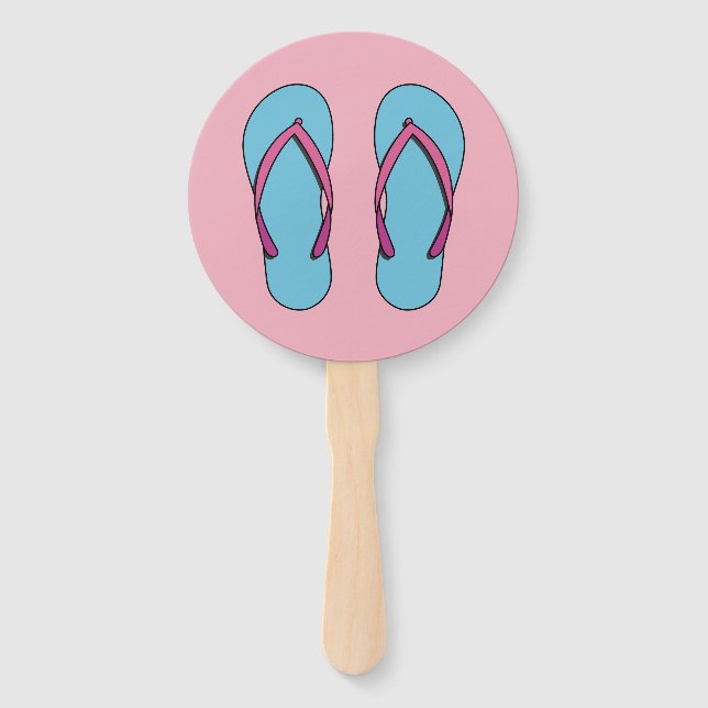 Abanico Flip Flops de playa (Anverso)