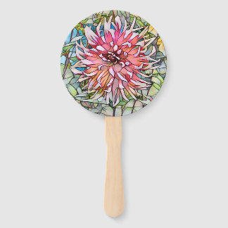 ABANICO FLOR DE DALIA