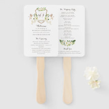 Floral Beige White Greenerenery Elegante Ceremonia