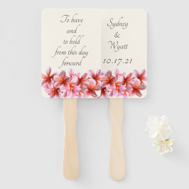 Abanico Flores De Plumeria Rosa Para Tener Que Mantener El