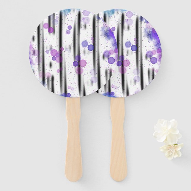 Abanico Flujo de burbuja cósmica (Anverso y reverso)