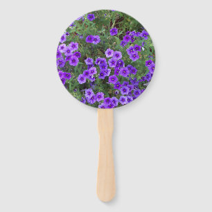 Abanico Foto de flores de Púrpura Flox en un