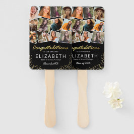 Abanico Foto de graduación de Black Gold 2025