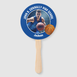 Abanico Foto de jugador de baloncesto azul Espíritu de esc
