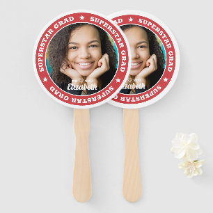 Abanico Foto de Personalizado moderno de superestrella de