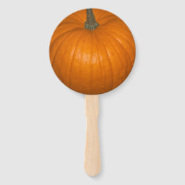 Abanico Fotografía de calabaza realista naranja