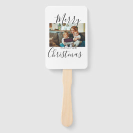 Abanico Fotos de la familia Feliz Navidad, moderno, elegan