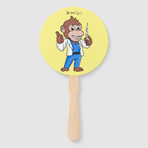 Abanico Funny orangutan ape personalizado médica