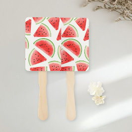 Abanico Funny Watermelon Fans - Fresh Fruit Summer Fans 