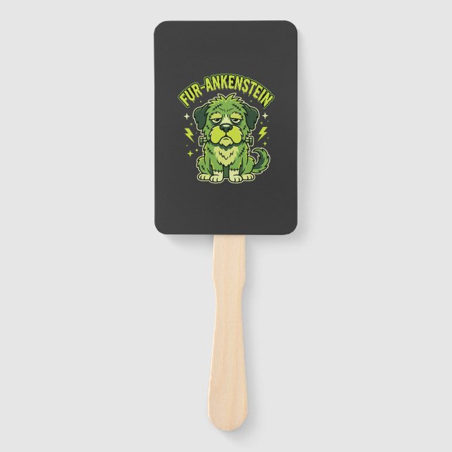 Abanico Fur-Ankenstein Divertido Perro de Frankenstein Hal (Anverso)