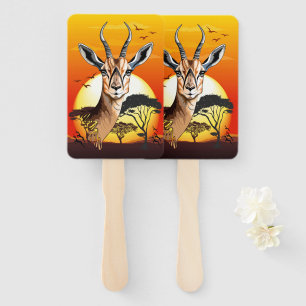 Abanico Gazelle Animal salvaje Antelope africano
