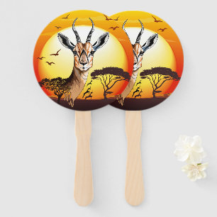 Abanico Gazelle Animal salvaje Antelope africano