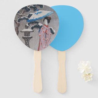 Abanico Geisha en Nieve