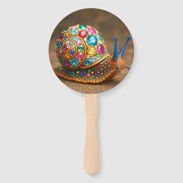 Abanico Gem Encrusted Snail (Anverso)